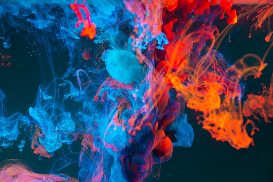 AI generated abstract ink artwork