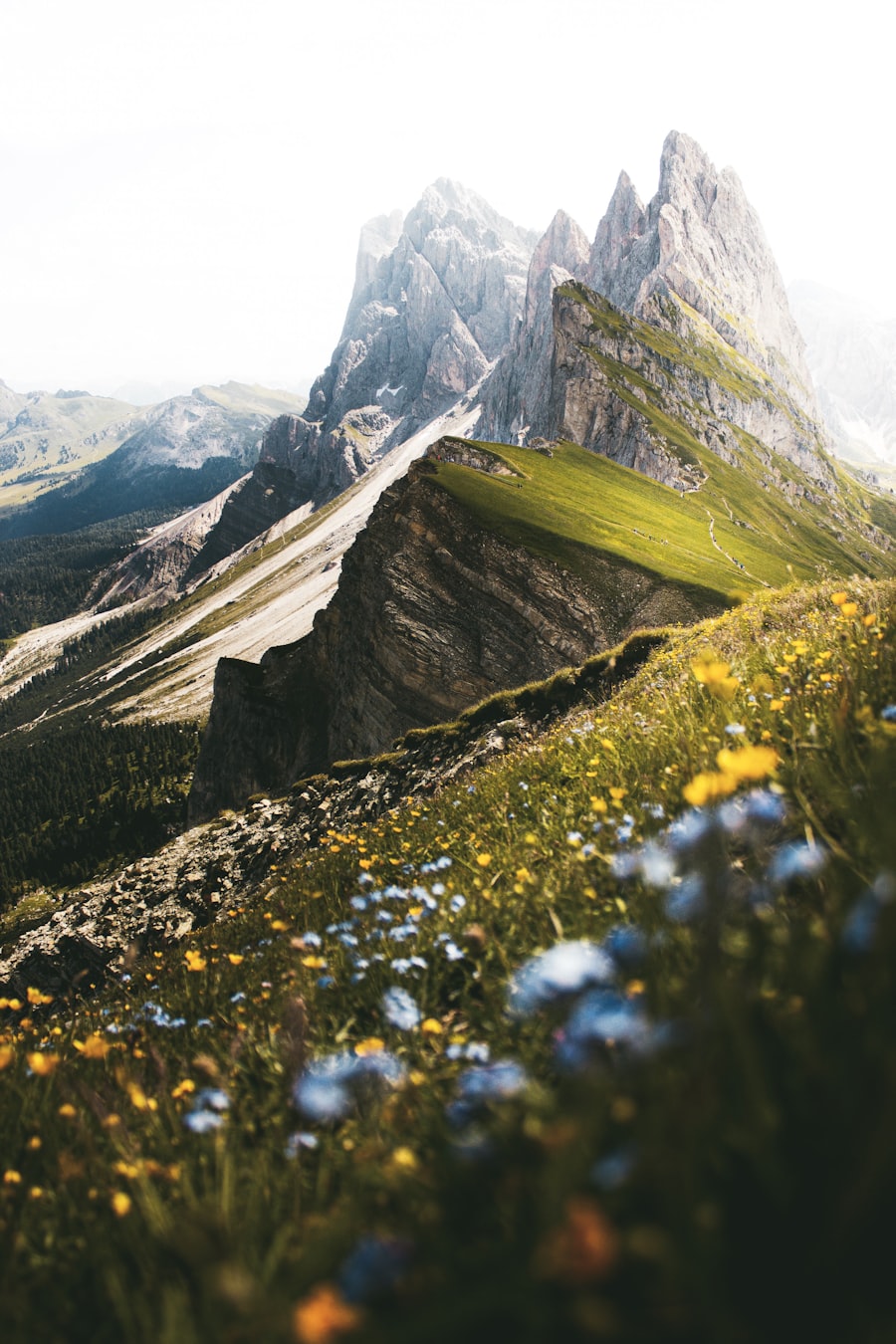 Mountain landscape AI artwork
